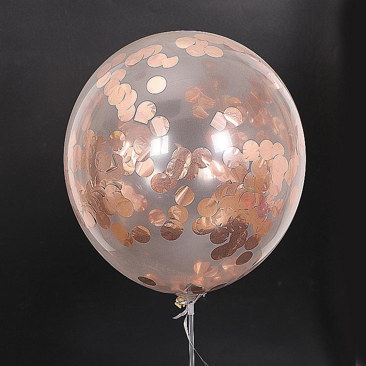 現貨『12吋亮片氣球』生日氣球 紙屑氣球 生日派對 生日佈置 拍攝道具 拍照 慶生道具 慶生佈置 周歲氣球-細節圖4