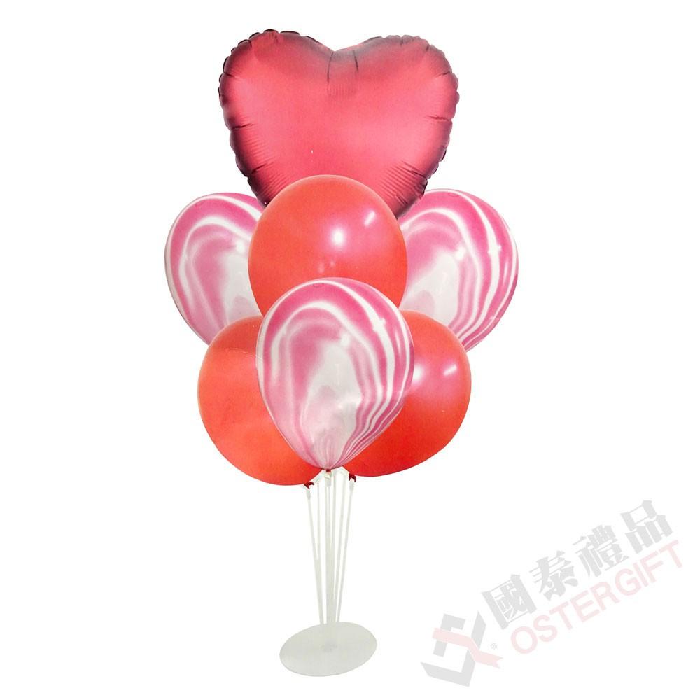 附贈支架 生日佈置 氣球佈置 氣球佈置派對活動裝飾 桌飄氣球組-金/紅-細節圖4
