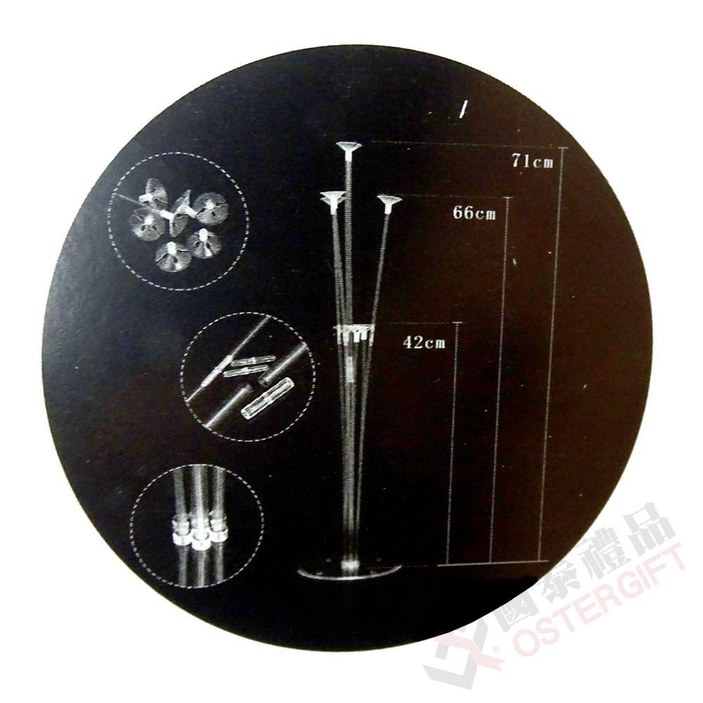 附贈支架 生日佈置 氣球佈置 氣球佈置派對活動裝飾 桌飄氣球組-金/紅-細節圖5