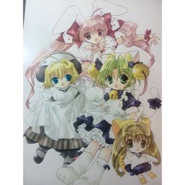 鈴鐺貓娘Di Gi Charat  CTOCOLA 2000原畫集-細節圖3