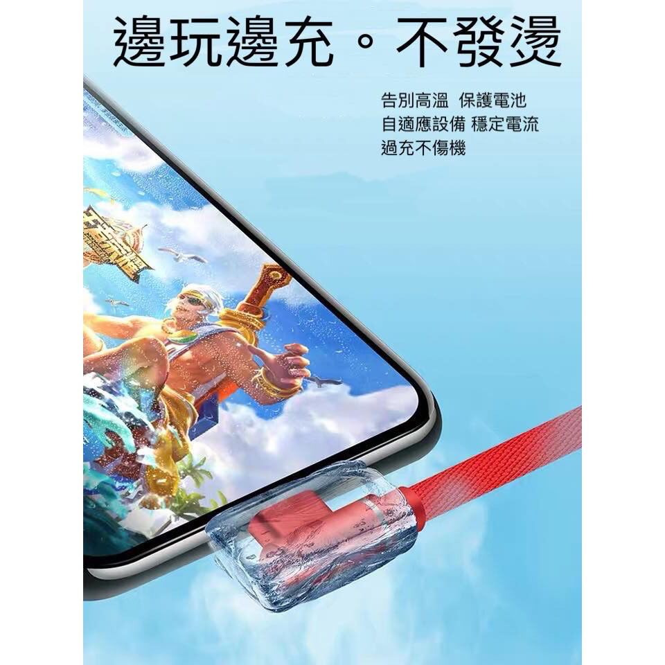 【下殺】熱銷款 雙L彎頭充電線 1M傳輸線 彎頭線 iPhone 安卓 type-c 快充線 快速充電-細節圖2