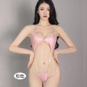 情趣小站 透明系帶性感油亮SM三點式連體衣#6431-規格圖9