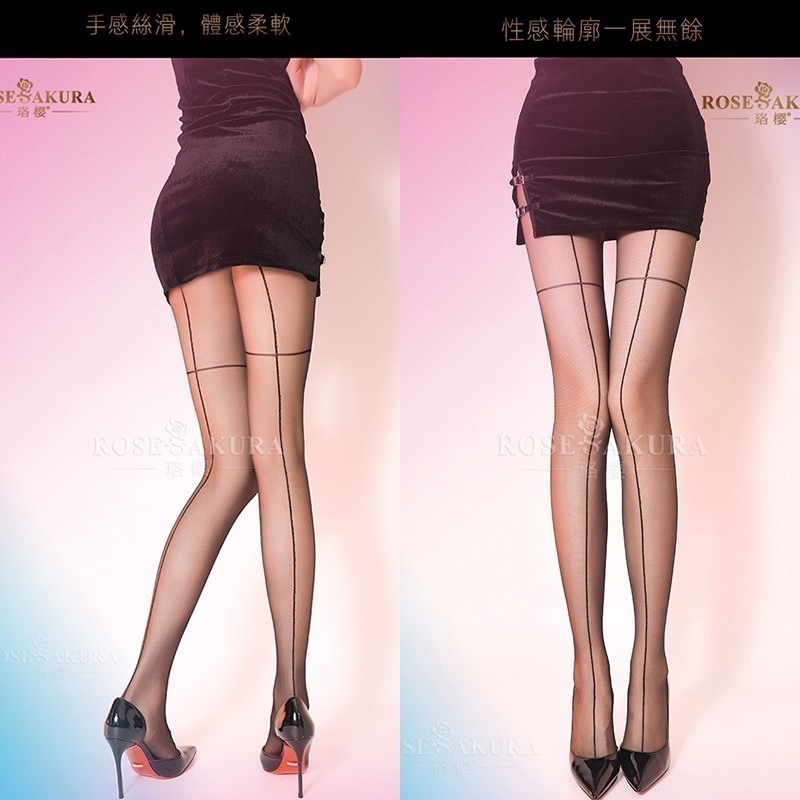 情趣小站 珞櫻十字前後線連褲襪一線襠閉襠 #8313-細節圖2