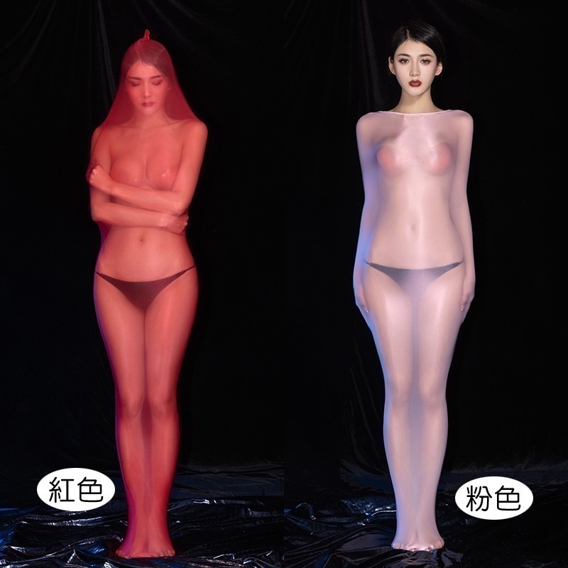 情趣小站 性感薄透高彈貼膚連體衣情趣睡袋#6447-細節圖9