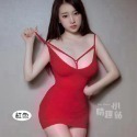 情趣小站 夜店美胸KTV公主冰絲短裙連衣裙#220203-規格圖9