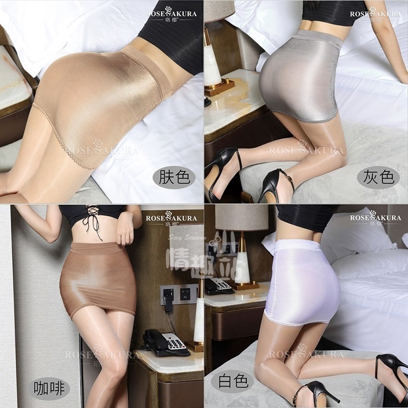 情趣小站 珞櫻女式閃光舍賓絲襪包臀裙#0404-細節圖8