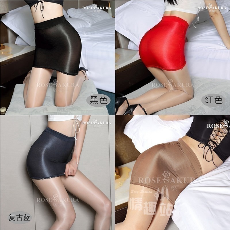 情趣小站 珞櫻女式閃光舍賓絲襪包臀裙#0404-細節圖9