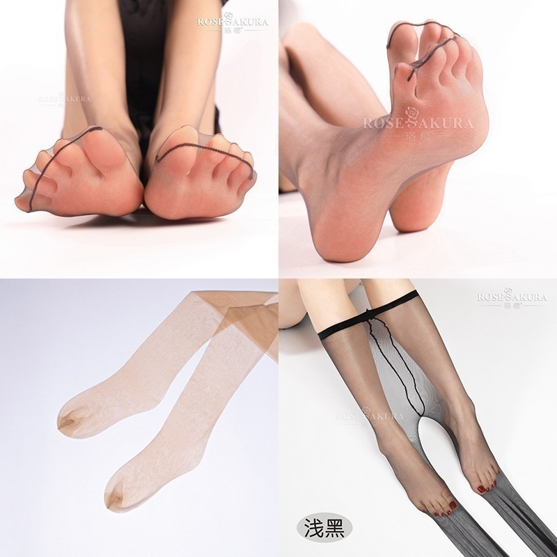 情趣小站 珞櫻0D藝術品超薄腳尖帶腳型一線襠連褲襪#0825-細節圖7