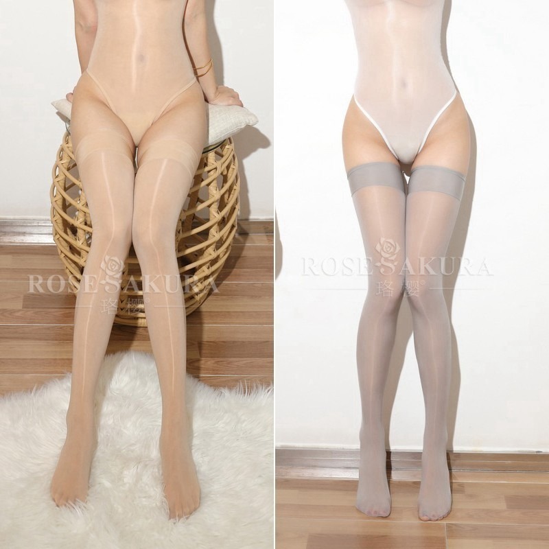 情趣小站 珞櫻高密度針織8D油光性感高筒光澤絲襪#0922-細節圖3