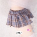 日系可愛露臀誘惑學生妹超短裙 超短格子百褶裙#9001-規格圖9
