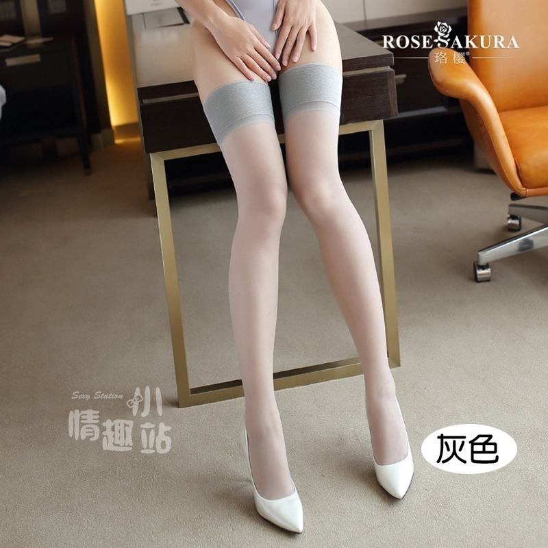 情趣小站 珞櫻15D無彈力泡泡口寬羅口長筒襪#0905-細節圖6