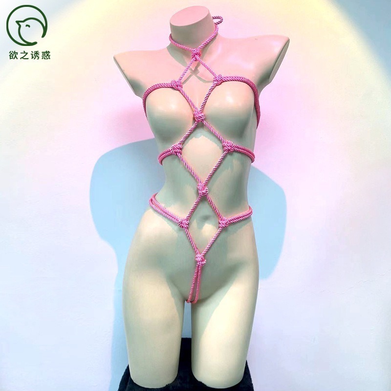 情趣小站 激情碰撞火辣SM性感綑綁束縛繩衣#6830-細節圖9