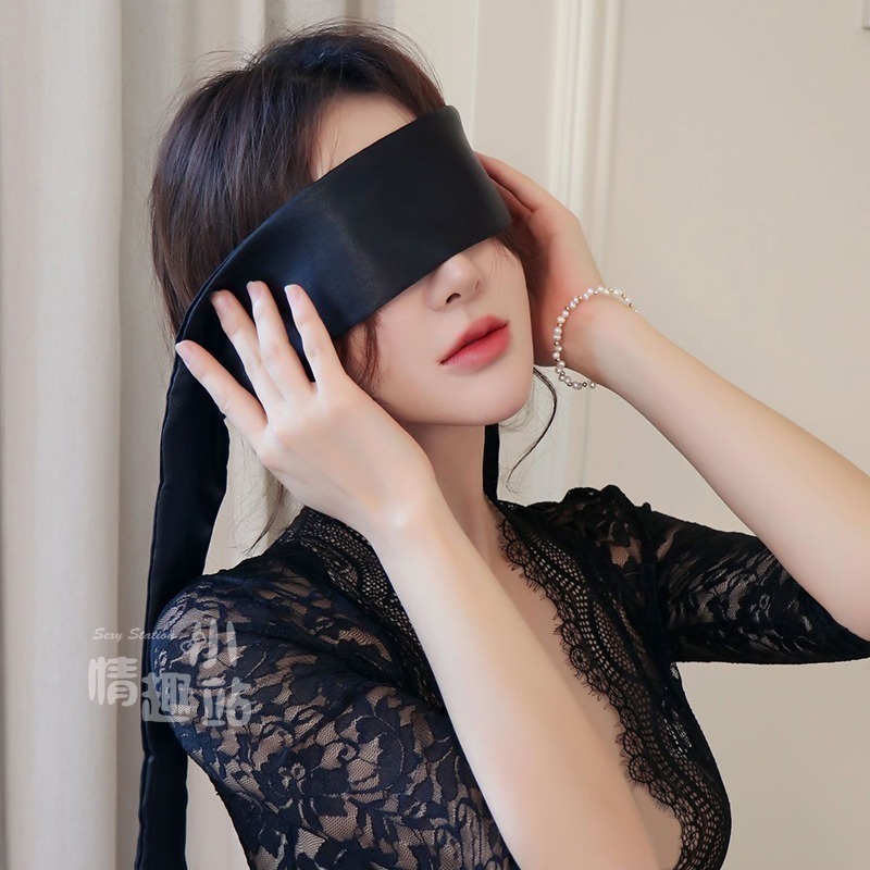 情趣小站 情趣配件穿戴玩具配飾色丁布眼罩#4001-細節圖2