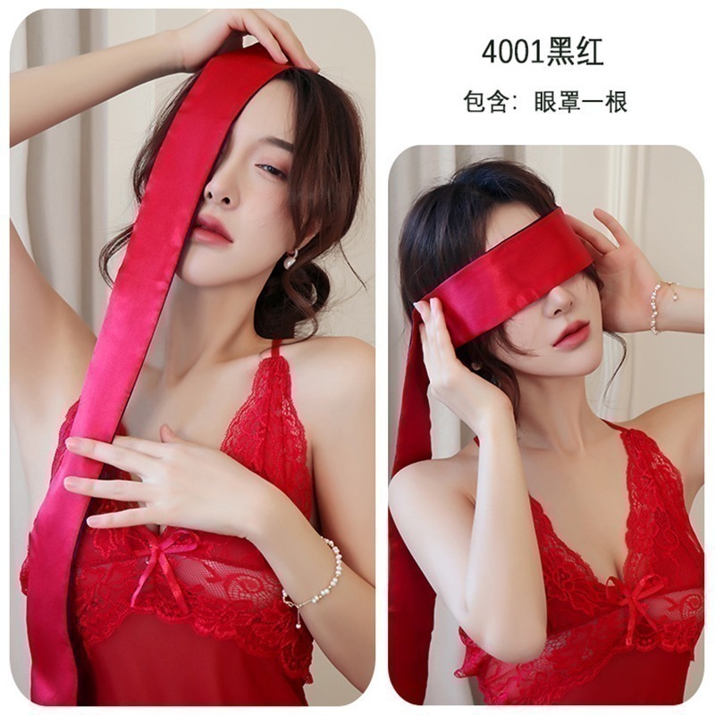 情趣小站 情趣配件穿戴玩具配飾色丁布眼罩#4001-規格圖1