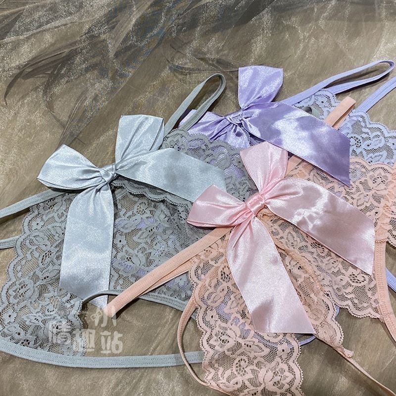 情趣小站 純欲蕾絲可撕扯開襠褲性感免脫情趣內褲#5008-細節圖9