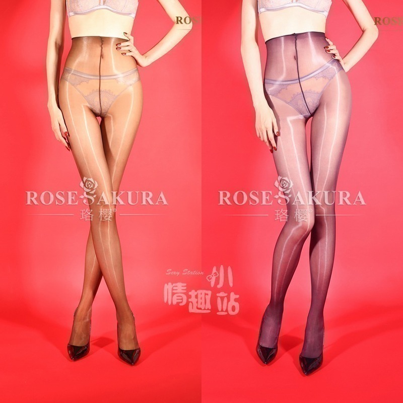 情趣小站 珞櫻3D極光雙色暈染油亮連褲襪#8682/8683-細節圖5