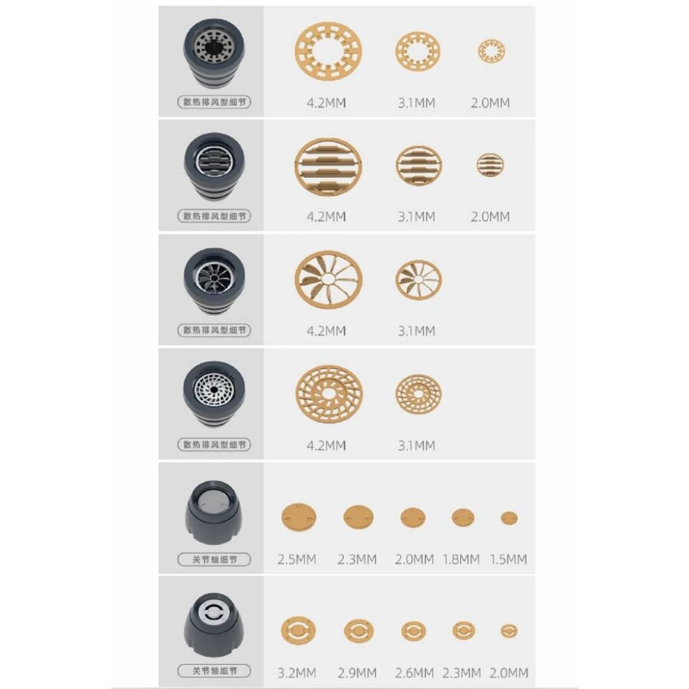 (大鳥叔叔模型) 喵匠 HobbyMio SK001 模型改造用 通用蝕刻片 模型通用高精度細節改造蝕刻片-細節圖6