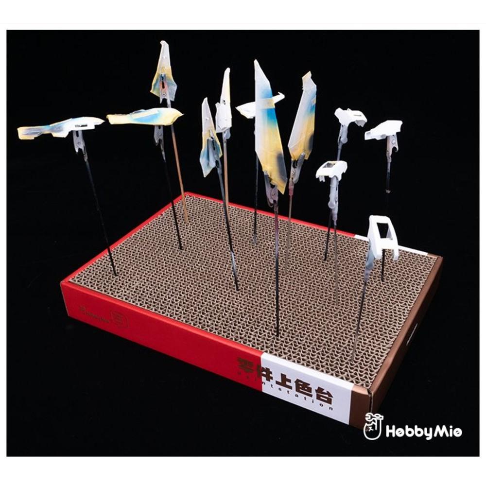 (大鳥叔叔模型) 喵匠 HobbyMio 模型專用 上色夾底座 GiC TC-14C 噴漆夾用 固定盒 上色夾-細節圖5