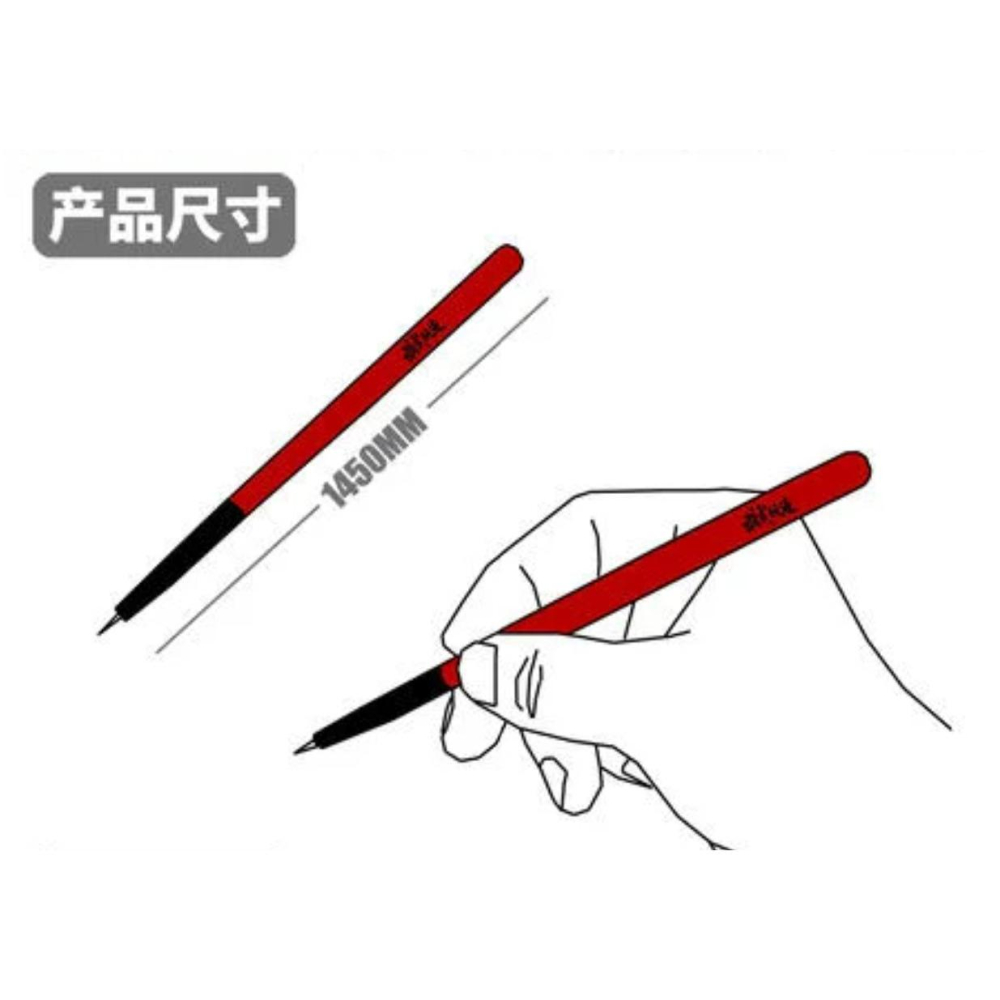 (大鳥叔叔模型) 模式玩造 MS063 MS-063 7mm 9mm1.0mm 勾線筆 墨線筆 模型上色筆 3入-細節圖6