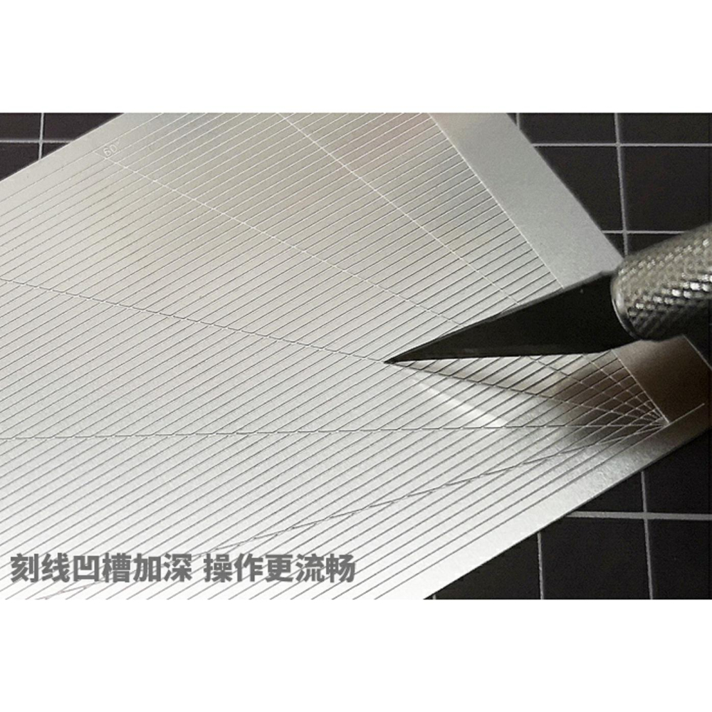 (大鳥叔叔模型) 模式玩造 MS024 MS-024 不銹鋼 角度斜角 遮蓋膠帶 切割板-細節圖5