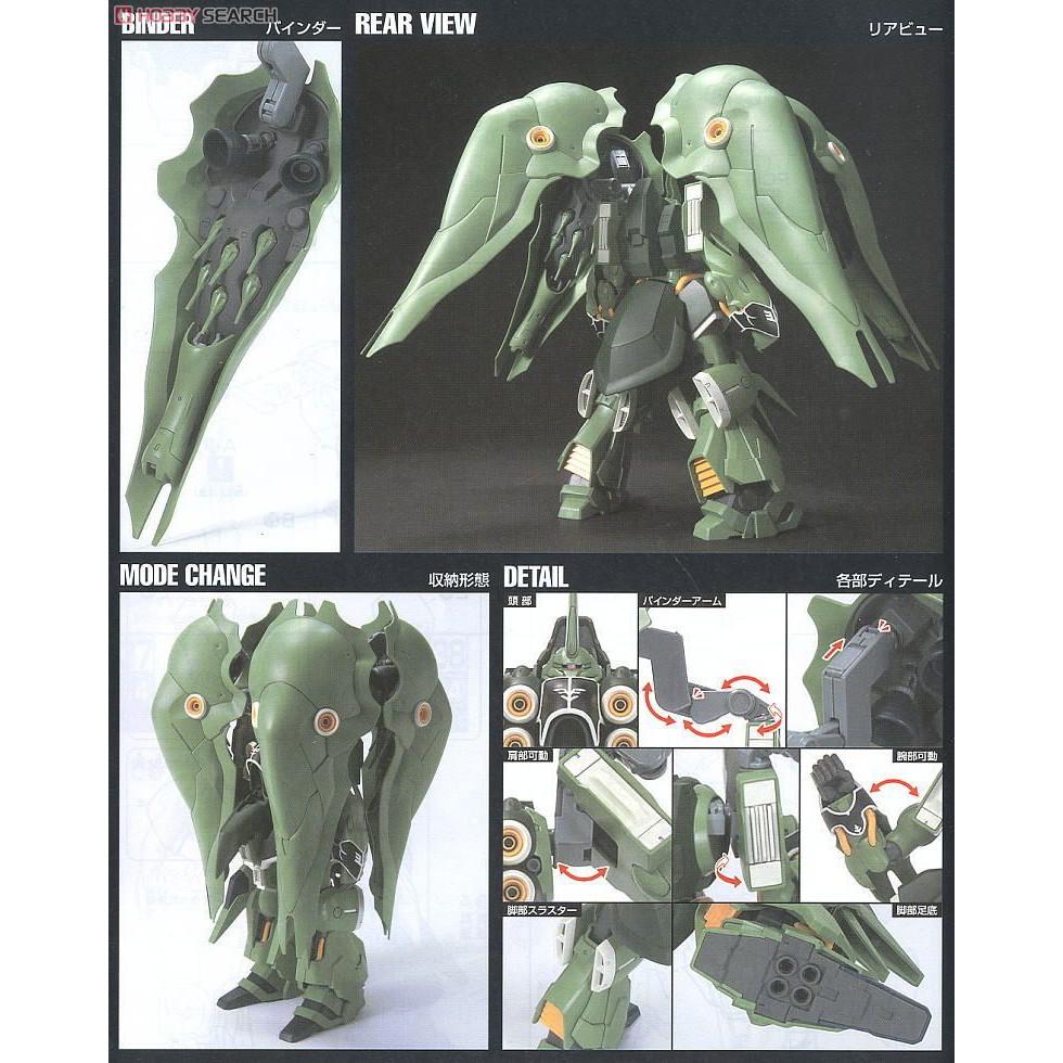 (大鳥叔叔模型)BANDAI 鋼彈1/144 HGUC#099 NZ-666 KSHATRIYA 薩地利 剎地利 剎帝利-細節圖6