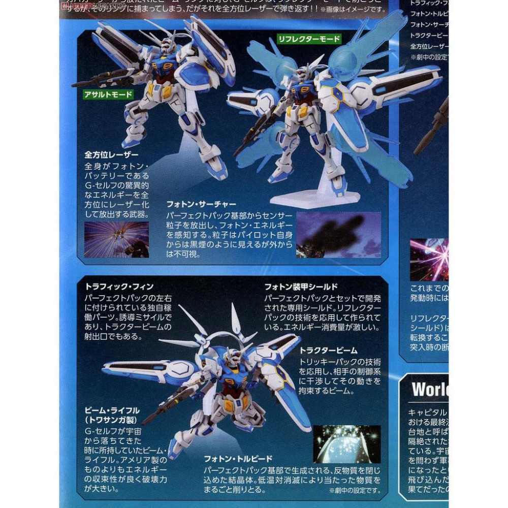 (大鳥叔叔模型)BANDAI鋼彈1/144 HGG#17  鋼彈G自我鋼彈 完美裝備型-細節圖2