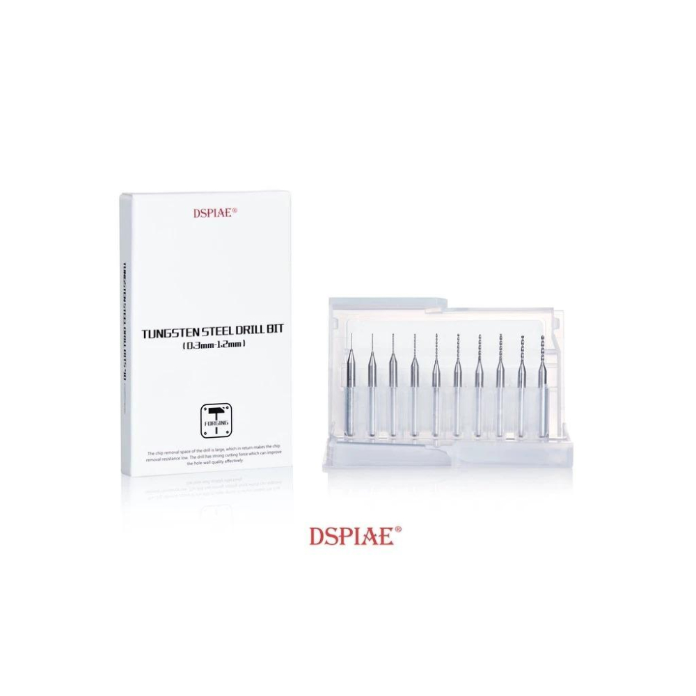 (大鳥叔叔模型) DSPIAE PT-HD 手鑽套裝 附鑽頭5入 軸徑3.175mm DB-03 鎢鋼鑽頭套裝-細節圖4
