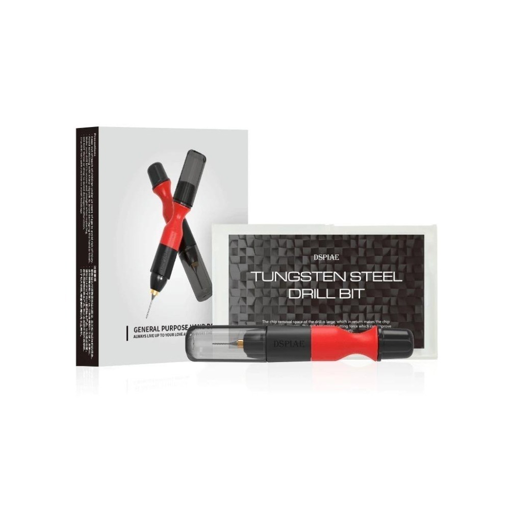 (大鳥叔叔模型) DSPIAE PT-HD 手鑽套裝 附鑽頭5入 軸徑3.175mm DB-03 鎢鋼鑽頭套裝-細節圖5
