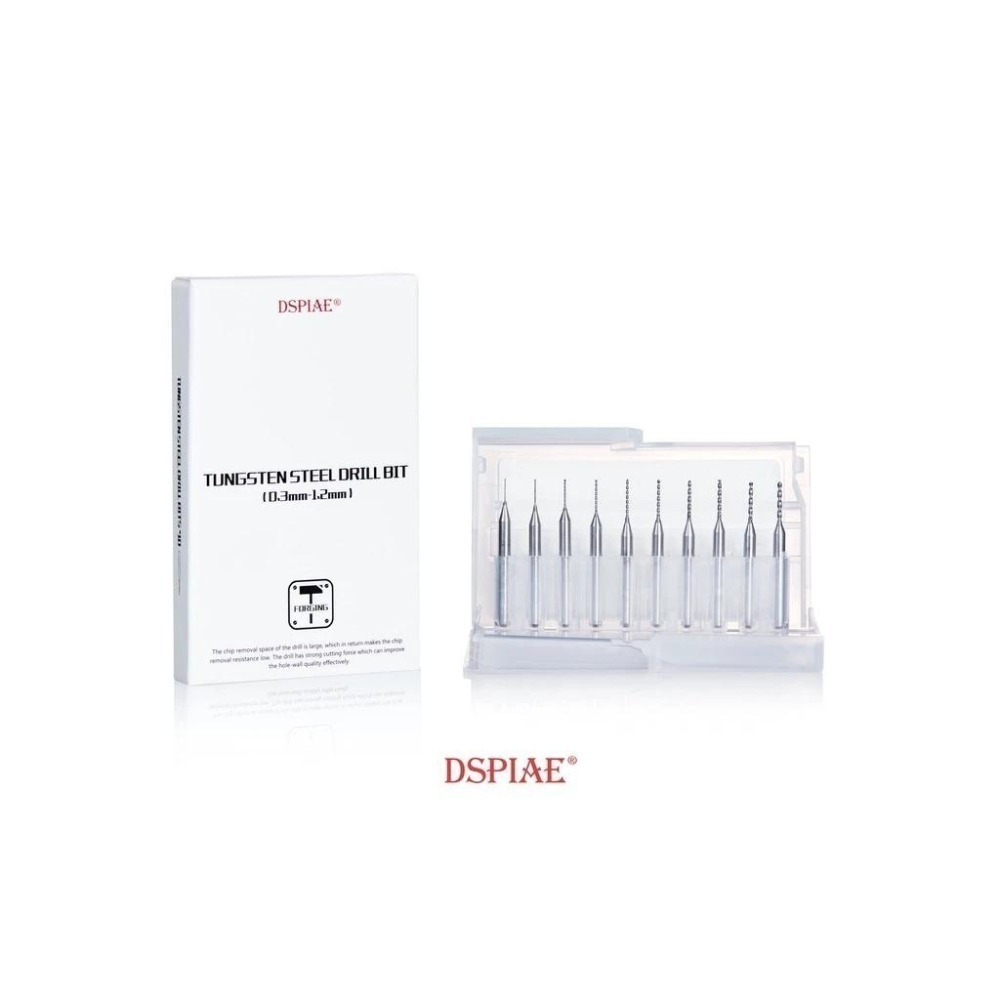 (大鳥叔叔模型) DSPIAE PT-HD 手鑽套裝 附鑽頭5入 軸徑3.175mm DB-03 鎢鋼鑽頭套裝-細節圖4