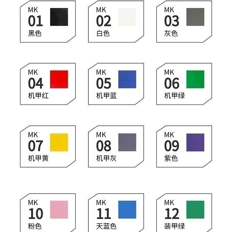 (大鳥叔叔模型) DSPIAE MK 基礎色 MKM 金屬色  MKF 螢光色 水性 金屬色 基礎色 鋼彈麥克筆 麥克筆-細節圖7
