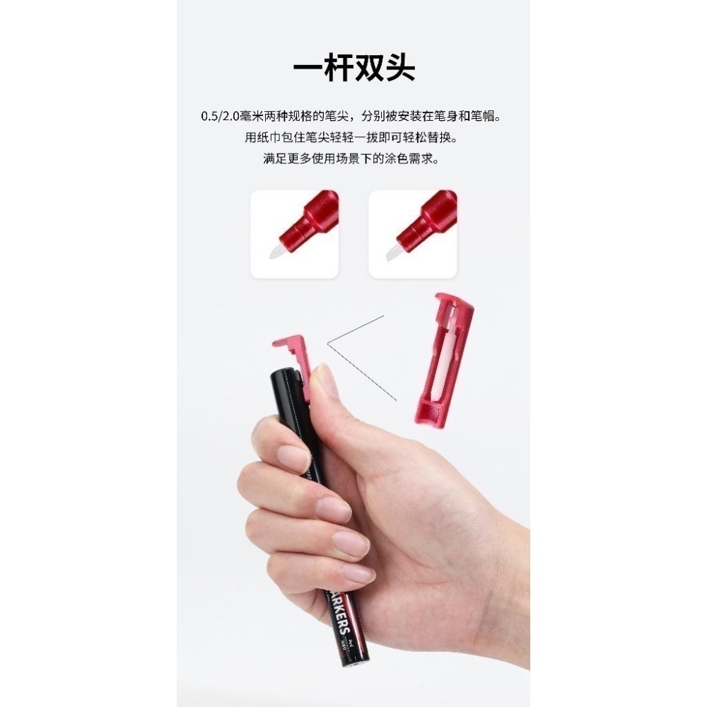 (大鳥叔叔模型) DSPIAE MKA MKS  鋼彈麥克筆 超級金屬色 馬克筆  金屬紅 金屬橙 金屬藍 騎士金-細節圖6