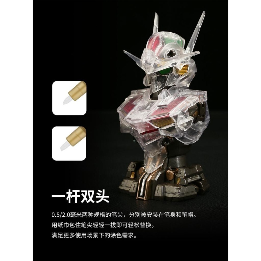 (大鳥叔叔模型) DSPIAE MKA MKS  鋼彈麥克筆 超級金屬色 馬克筆  金屬紅 金屬橙 金屬藍 騎士金-細節圖8