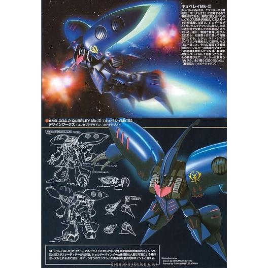 (大鳥叔叔模型)BANDAI 鋼彈1/144 HGUC#011 AMX-004-2 QUBELEY Mk-II 丘貝雷-細節圖4
