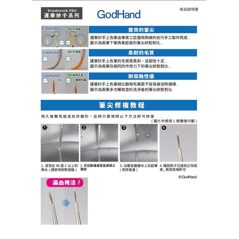 (大鳥叔叔模型) GodHand 神之手 EBRSP-DG 運轉妙手 乾掃筆 極細-細節圖4