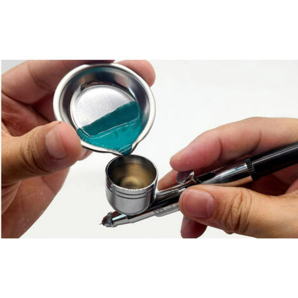 (大鳥叔叔模型) 模式玩造 MS074 MS-074 模型專用 帶嘴 全金屬調色皿 耐腐蝕 皿10入-細節圖6