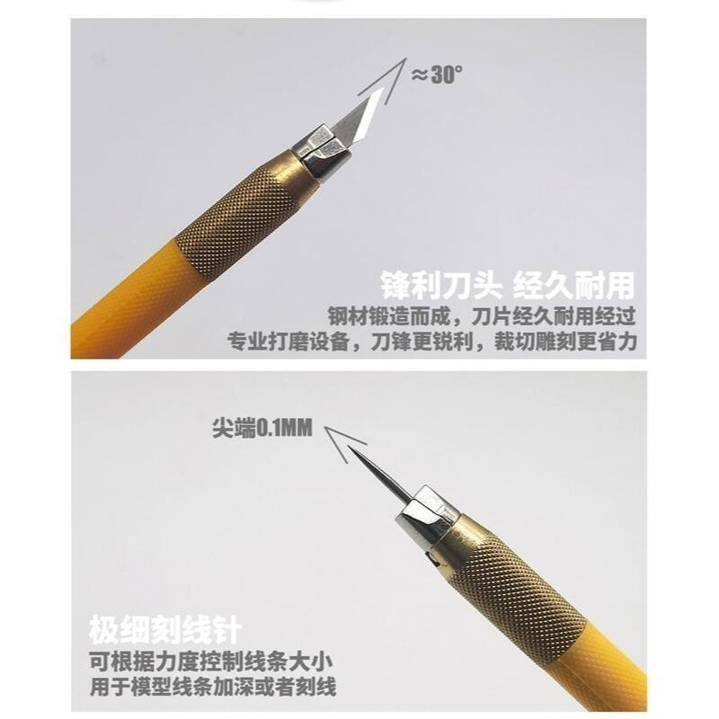 (大鳥叔叔模型) 模式玩造 MS062 MS-062 窄口 筆刀 30° 水口 湯口 遮蓋 水貼 鋼彈 模型工具-細節圖4