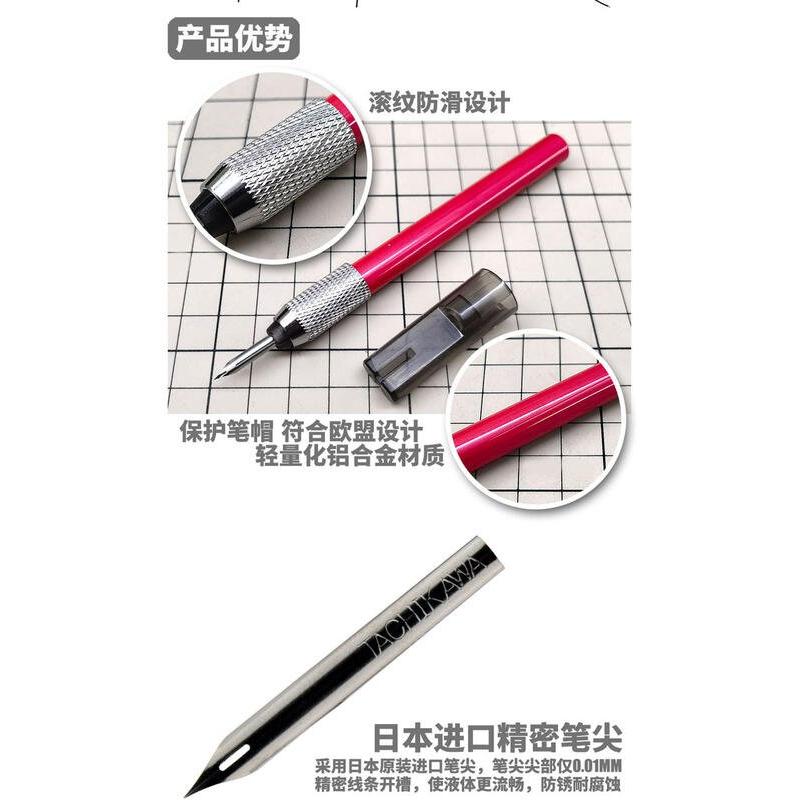 (大鳥叔叔模型) 模式玩造 MS058 MS-058 墨線液 滲線筆 金屬筆桿-細節圖4