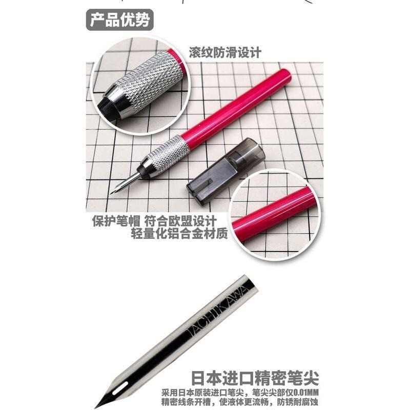 (大鳥叔叔模型) 模式玩造 MS058 MS-058 墨線液 滲線筆 金屬筆桿-細節圖4