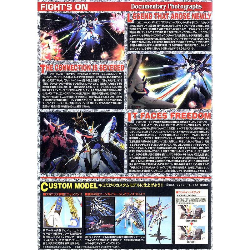 (大鳥叔叔模型)BANDAI 鋼彈1/100 MG  ZGMF-X20A Strike Freedom 攻擊自由鋼彈-細節圖4