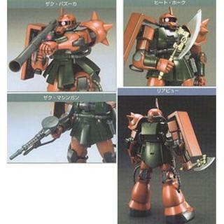 (大鳥叔叔模型)BANDAI鋼彈1/144 HGUC#034 MS-06FS ZAKUII  FS 薩克II-細節圖5