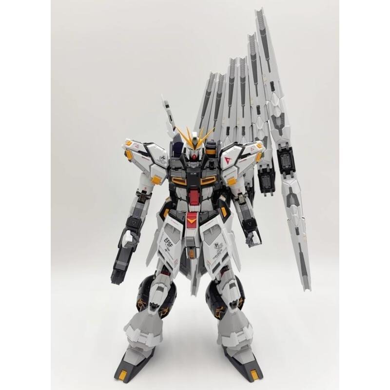 (大鳥叔叔模型)V-TIGER 威虎 1/100 RX-93 NU 牛鋼 ν鋼彈 育膠GK造型 合金骨架 組裝模型-細節圖4