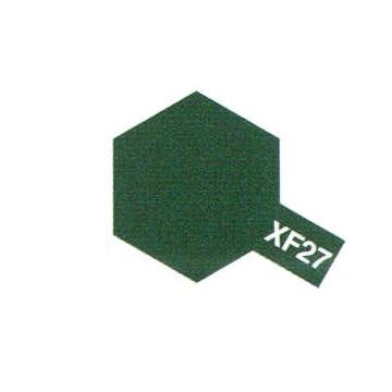 (大鳥叔叔模型) TAMIYA 田宮 XF-27 81727 水性漆 墨綠色 消光10ml-細節圖3