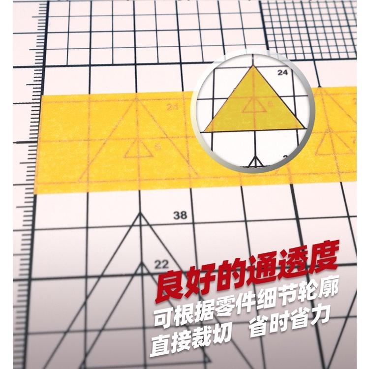 (大鳥叔叔模型) 喵匠 HobbyMio 模型漆專用 模型用遮蓋膠帶 長18m 模型用 遮蓋帶 遮蓋膠帶-細節圖6
