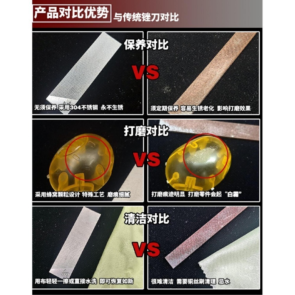 (大鳥叔叔模型) 模式玩造 MS030 MS-030 鬼斬銼刀 [粗/中/细] 模型零件透明件水口 打磨消除-細節圖7