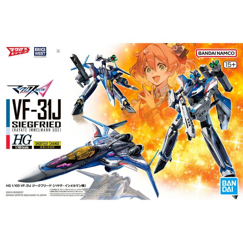 (大鳥叔叔模型) BANDAI HG 1/100 超時空要塞 VF-31J 英雄式 (疾風 英麥曼機)-細節圖2