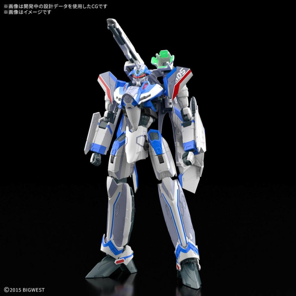 (大鳥叔叔模型) BANDAI HG 1/100 超時空要塞 VF-31J 英雄式 (疾風 英麥曼機)-細節圖5