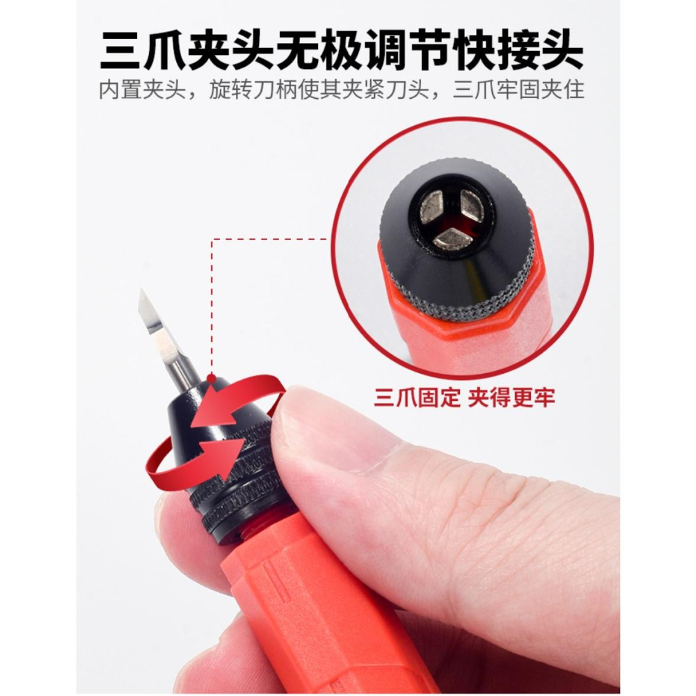 (大鳥叔叔模型) 模式玩造 MS087 MS-087 1套6入+收納架 虎刃 進階版 鎢鋼 刻線刀-細節圖3