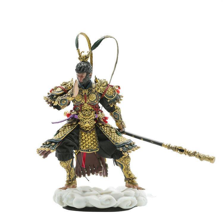 (大鳥叔叔模型)Joy Man Toys 1/12 JM009 加贈頭雕*1黑神話悟空 鬥天猿聖悟空 含地台觔斗雲-細節圖6