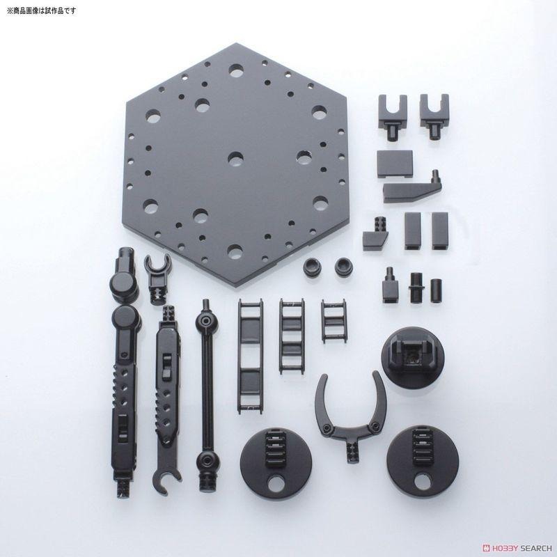 (大鳥叔叔模型)BANDAI 1/100 1/144鋼彈腳架 5號(通用型) RG HG MG RE/100 黑色1底座-細節圖4