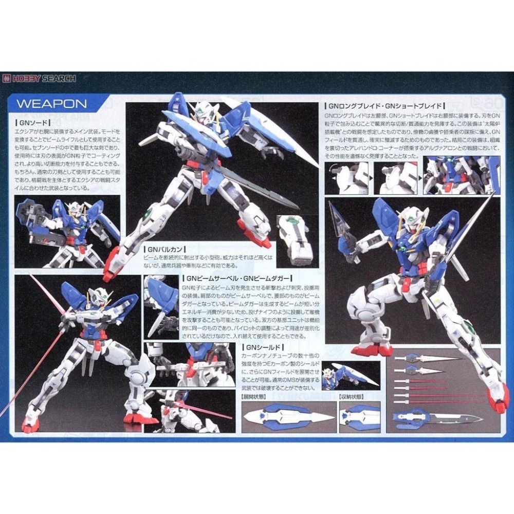 (大鳥叔叔模型)BANDAI 鋼彈1/144  RG 15  RG15 GN-001 能天使-細節圖6